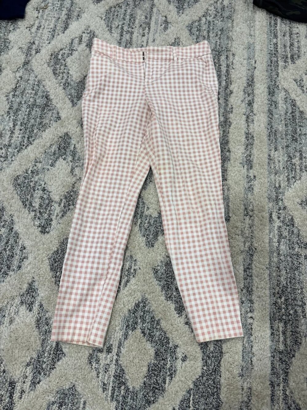 Old Navy Pixie Pink Gingham Pants
